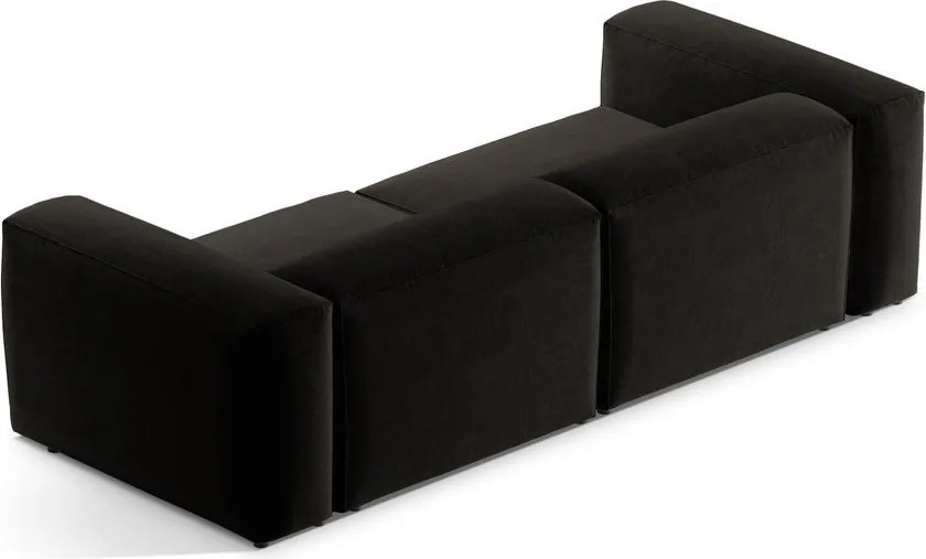 Čierna pohovka 264 cm Bergamo – Cosmopolitan Design
