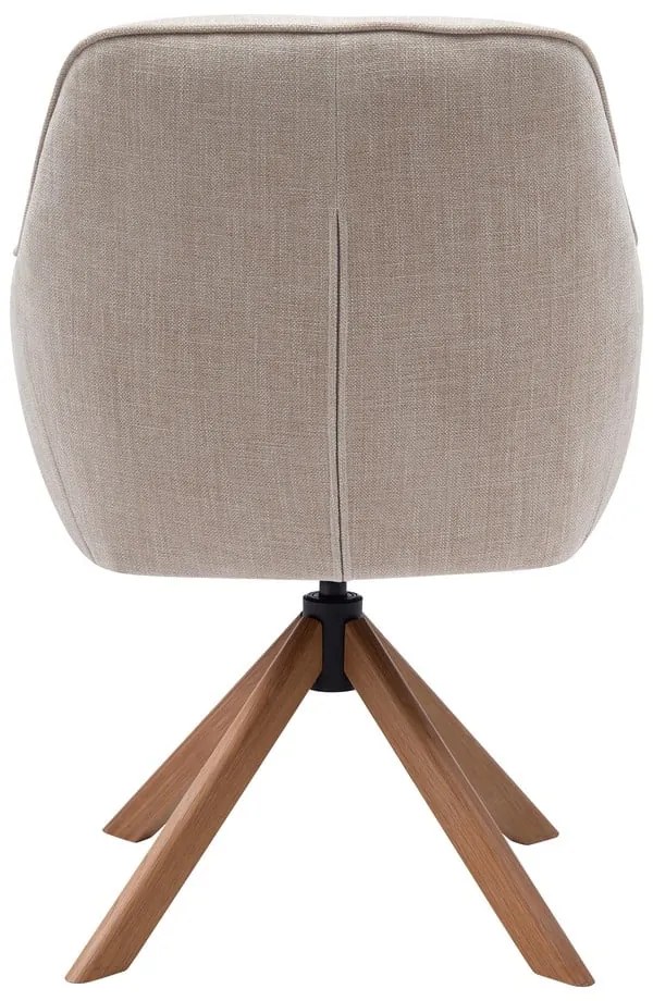 Krémovobiele čalúnené jedálenské kreslá v súprave 2 ks Avola – Unique Furniture