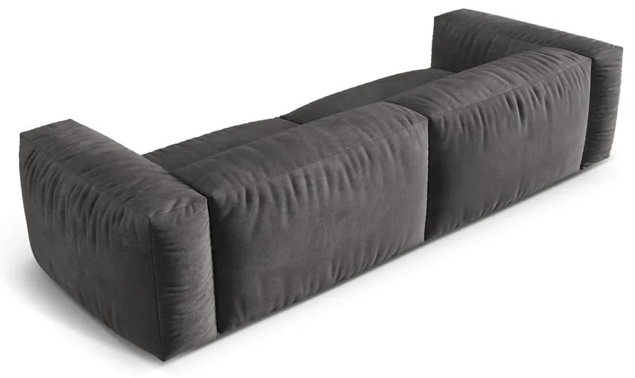 Sivá zamatová pohovka 320 cm Martina – Micadoni