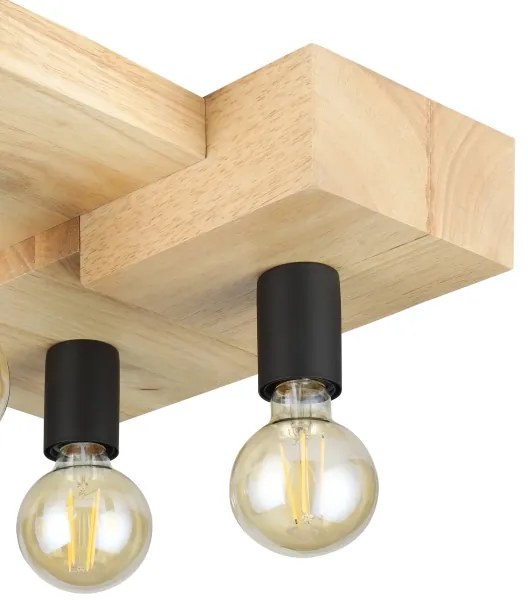 Eglo 43798 - Stropné svietidlo HALKIN 4xE27/40W/230V