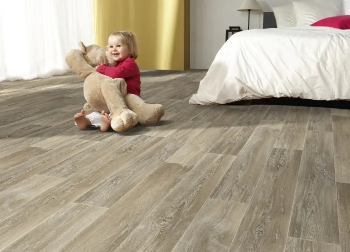 Beaulieu International Group, PVC podlaha - lino Livitex 2602, na mieru, šíře 3m, béžová, filc, chodba / predsieň