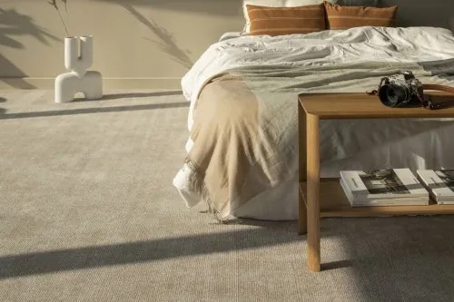 ITC, Koberec metráž Velvet Rock 6924, na mieru, šíře 4m, béžová, twinback (filc+juta), obchodné priestory