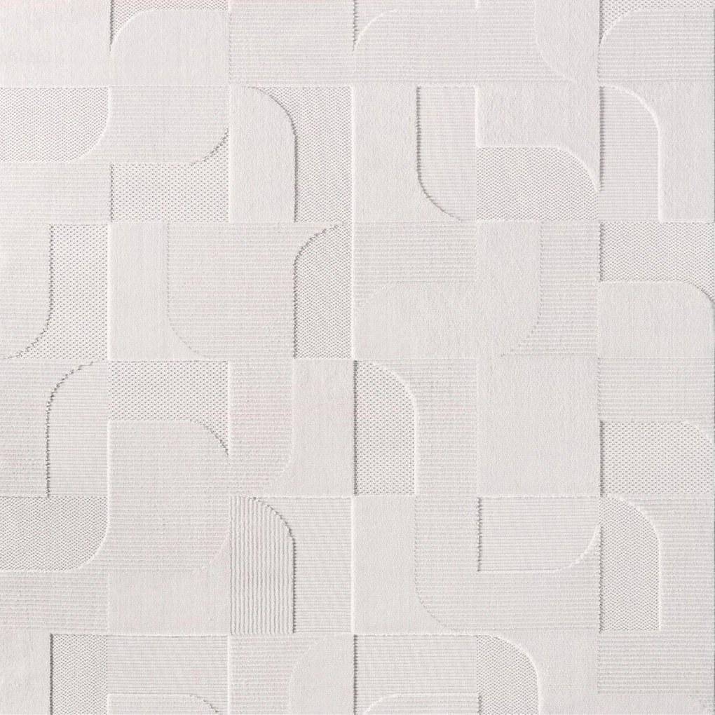 Ayyildiz, Kusový koberec Doha 1651 Cream, 80x150, biela, chodba / predsieň