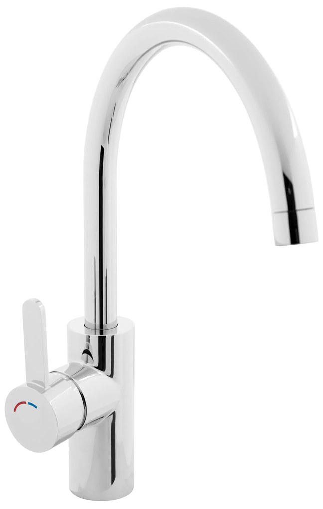 Livarno home Kuchynská batéria (okrúhly tvar, chróm) (100387686)