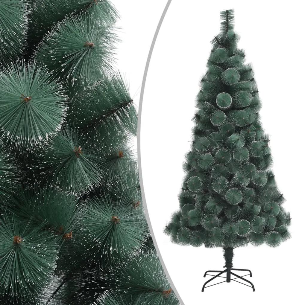 vidaXL Umelý vianočný stromček s podstavcom zelený 150 cm PET