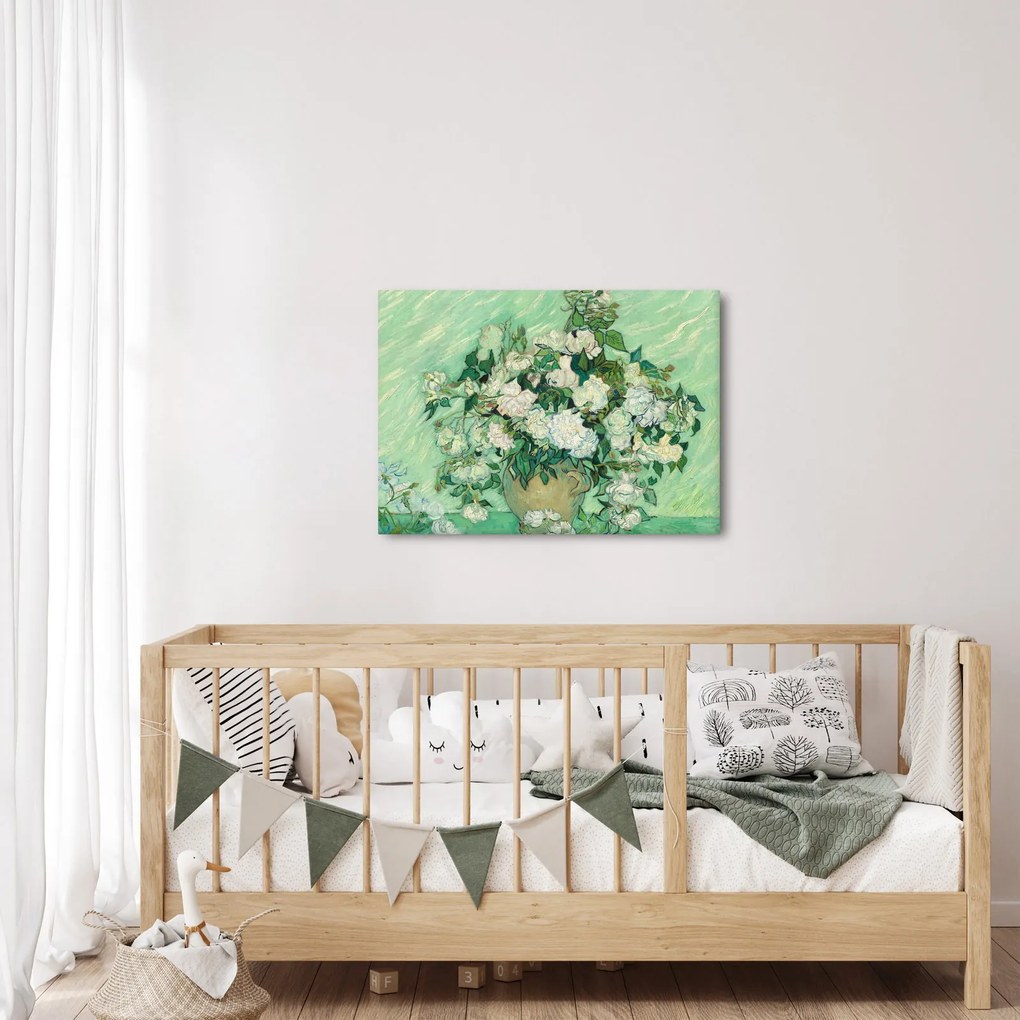 Obraz - Vincent van Gogh, Roses, reprodukcia (70x50 cm)