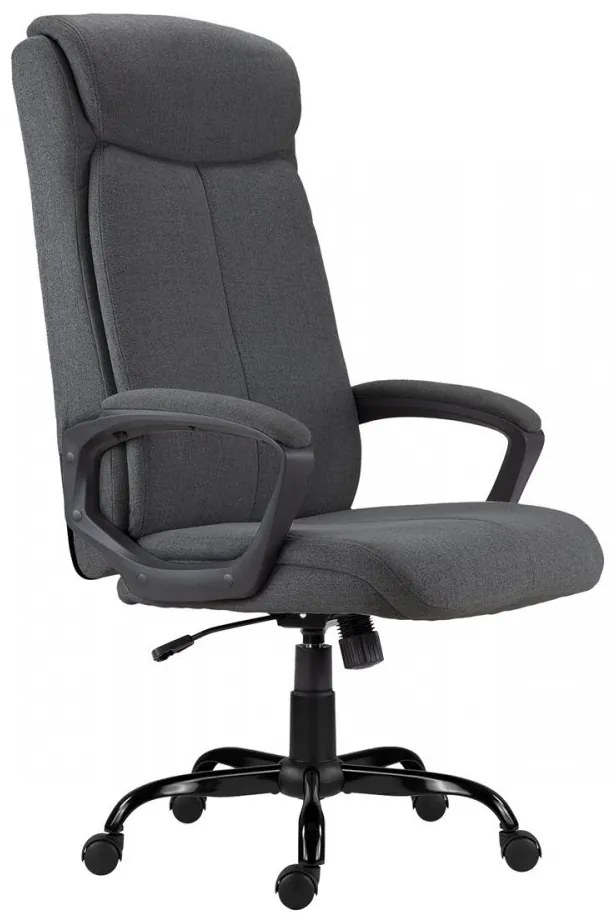 Kancelárske kreslo NEVADA XL — látka, antracit, nosnosť 150 kg