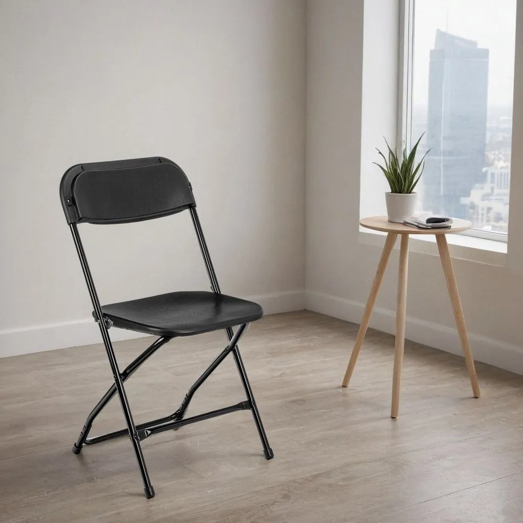 Skládací cateringová židle Simplo černá