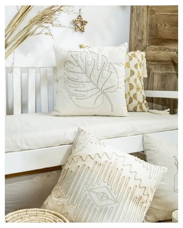 Obliečka na vankúš s prímesou bavlny 45x45 cm – Mila Home