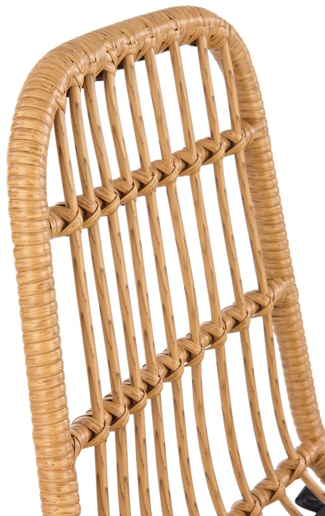 Záhradná stolička Karma K401 (naturálna + čierna). Vlastná spoľahlivá doprava až k Vám domov. 1118276