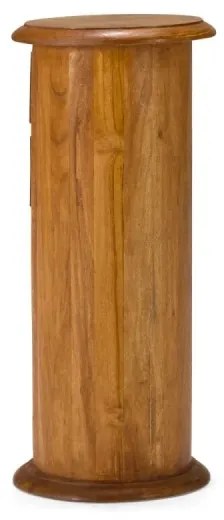 furniture-nabytek.cz - Masívna komoda Texas z akácie, lakovaná, prírodná – 32×32×76 cm