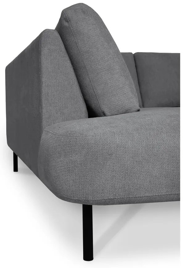 Tmavosivá rohová pohovka (ľavý roh/do "U") Hero – Scandic