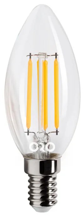 LED žiarovka E14 C35 4W FILAMENT