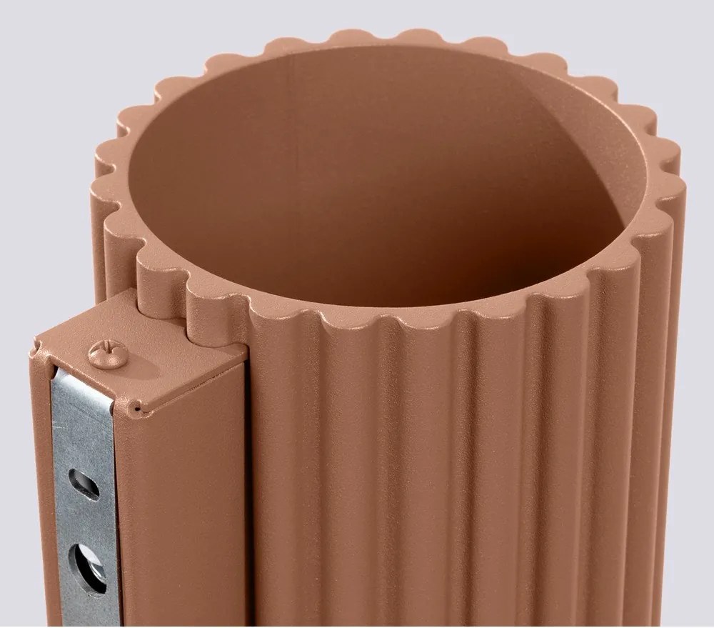 Svetlohnedé nástenné svietidlo ø 10 cm Zora – Sollux