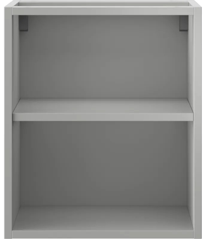 Mexen Box-A, otvorená skrinka s policou 40 cm, sivá matná, 91AX2-0400-470-0-62