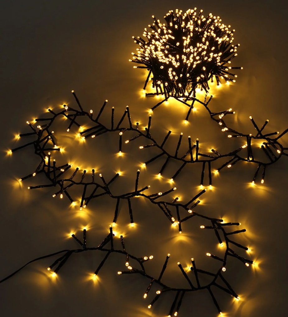 Vianočné svetielka vnútorné teplá biela 200 LED