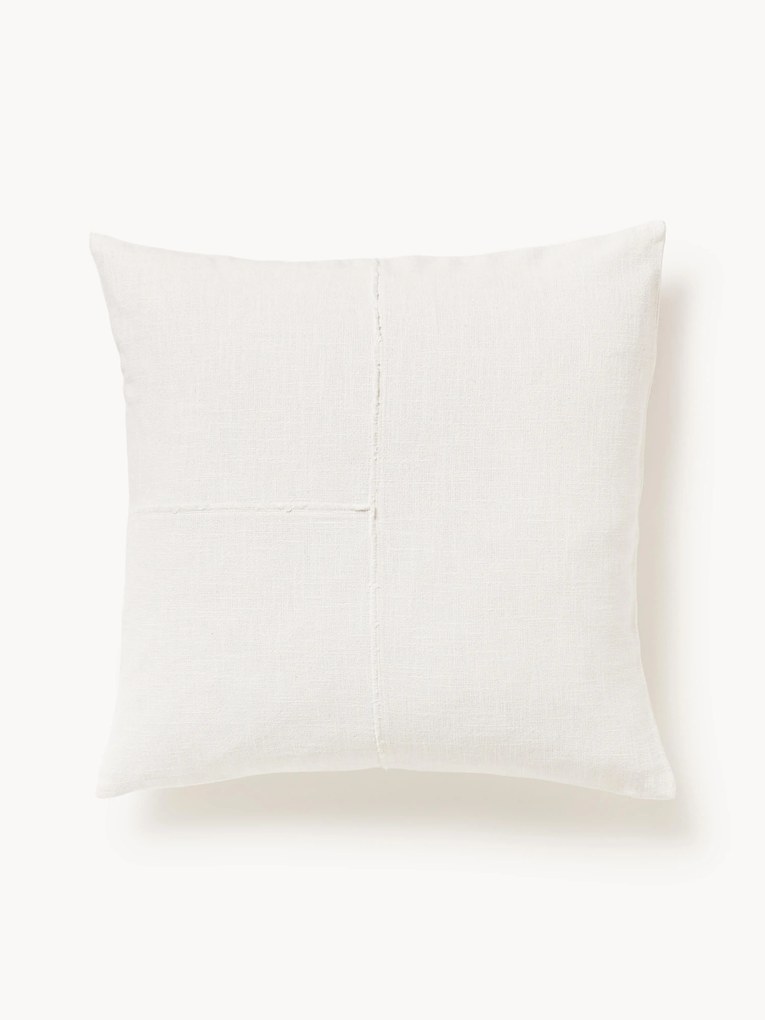 Ručne tkaný poťah na vankúš s ozdobným švom Terre