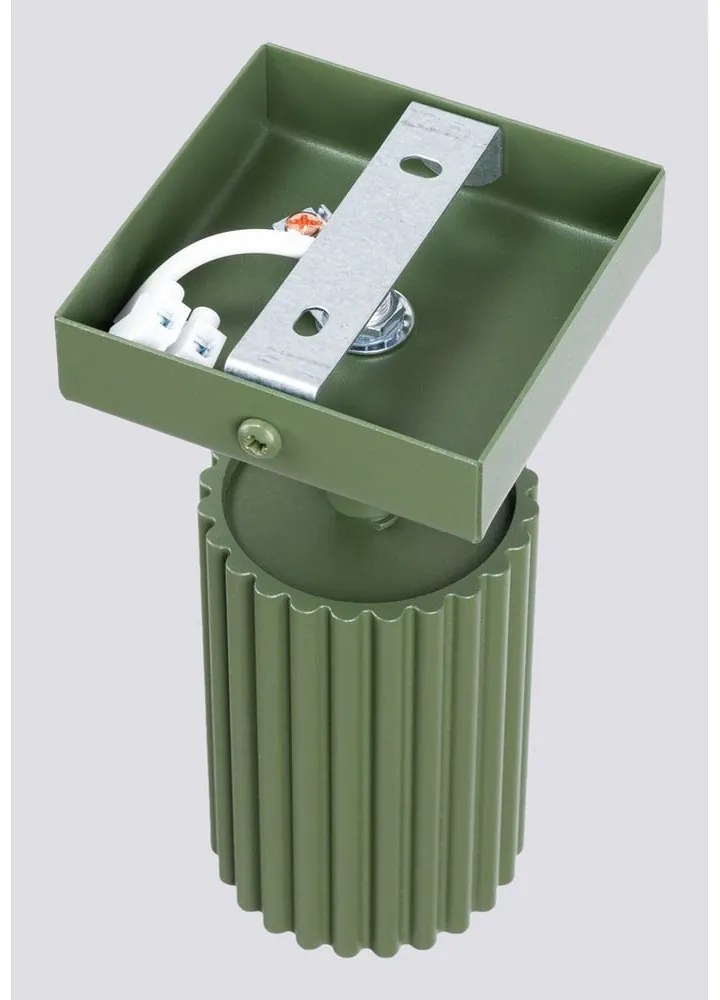 Zelené bodové svietidlo 8x16 cm Gleam – Sollux