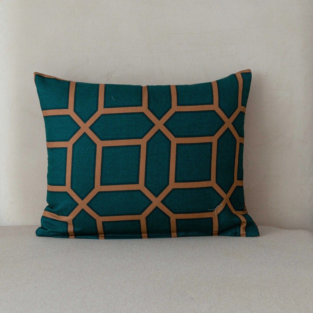 Flanelový povlak na vankúš KERNAL 40x50 cm, zelený