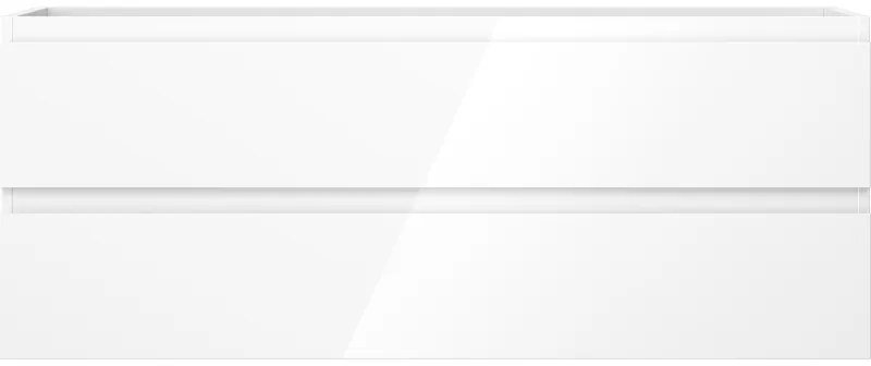 Mexen Orio, kúpeľňová skrinka 120 cm, 2 zásuvky, biela lesklá, 91A10-12047-2-BFF00