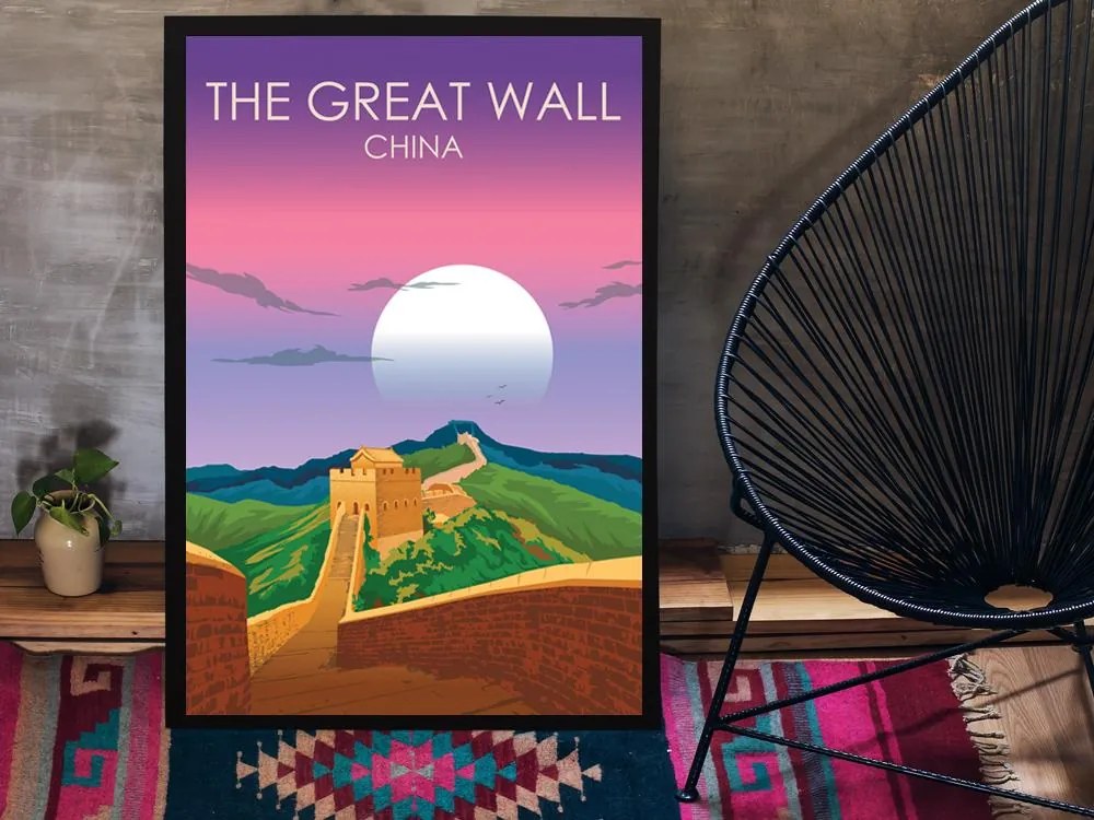Poster Veľký čínsky múr - Poster 50x70cm bez rámu (44,9€)