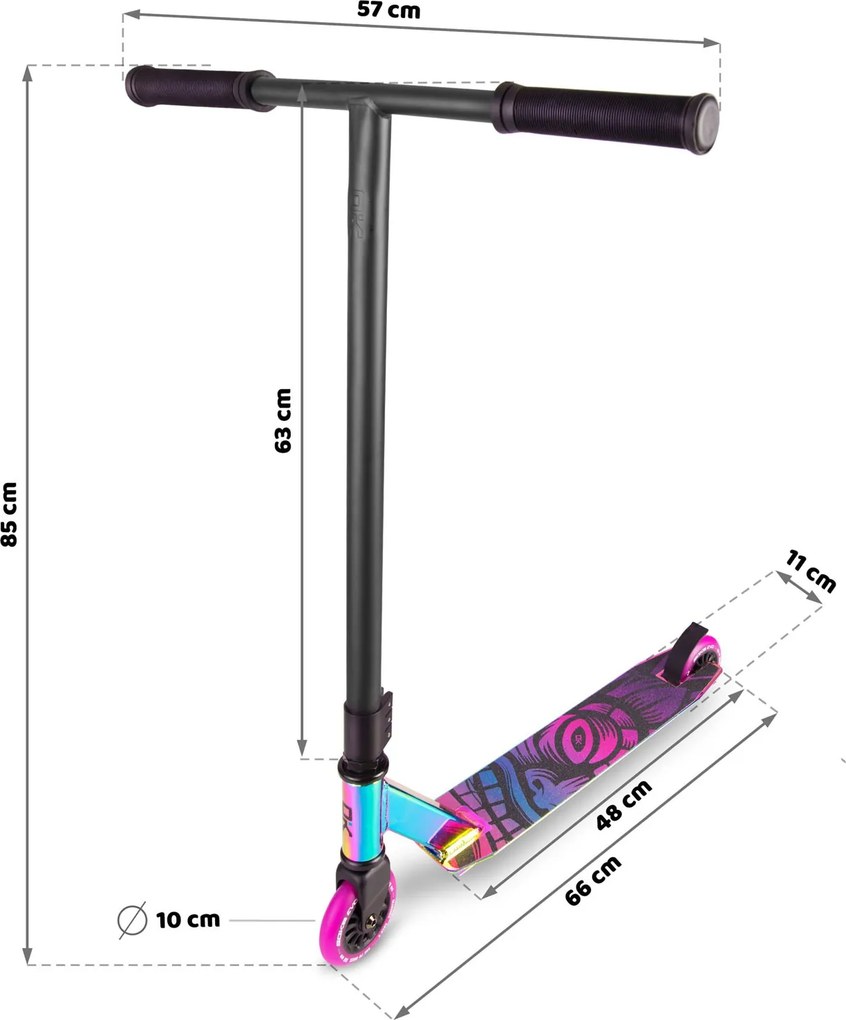 SOKE EVO street black neochrome performance scooter