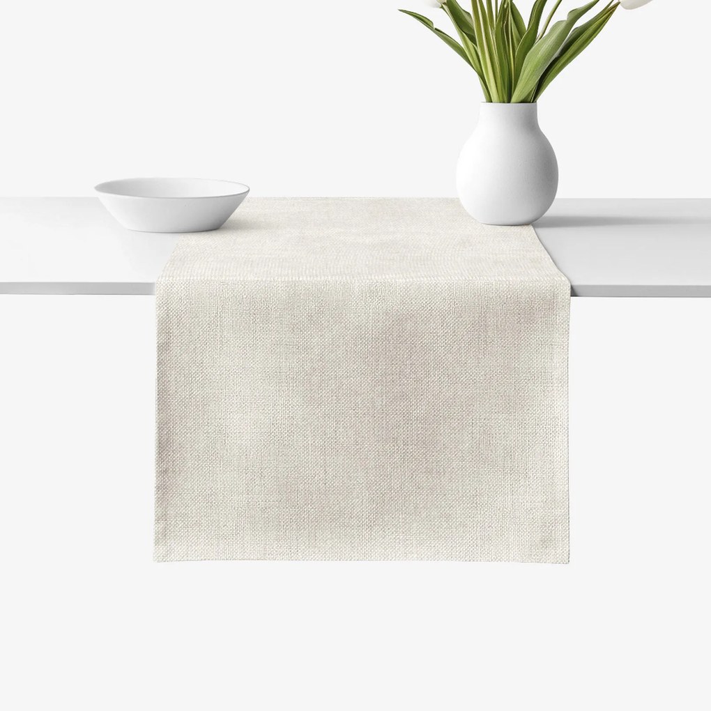 Goldea behúň na stôl malaga - režný 35x140 cm