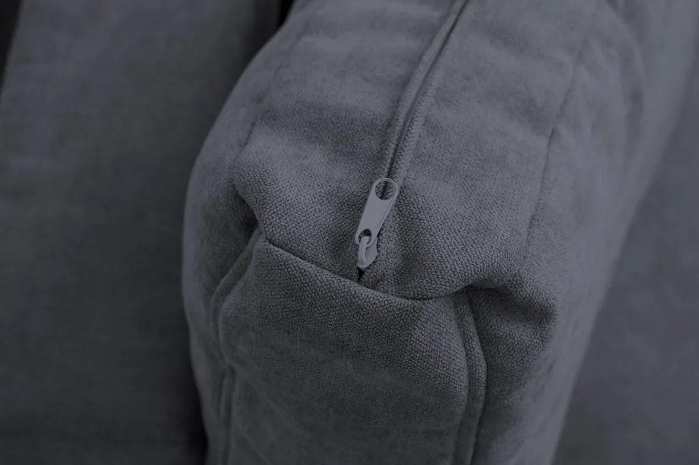 Tmavosivá rohová sedacia súprava ORANGE Varianta: Ľavý roh