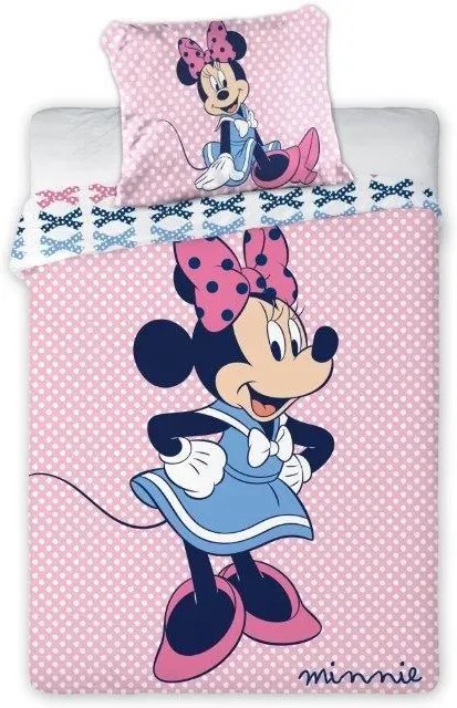 Faro Obliečky do postieľky Minnie Mouse 118 ,100x135/40x60 cm