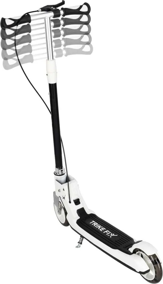 Dětská skládací koloběžka KIK Trike Fix, 2 kola s LED, černá