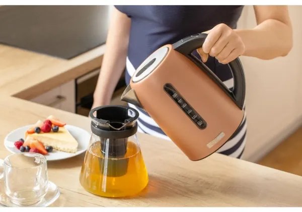 Sencor - Rýchlovarná kanvica s termoreguláciou 1,7 l 2150W/230V medená