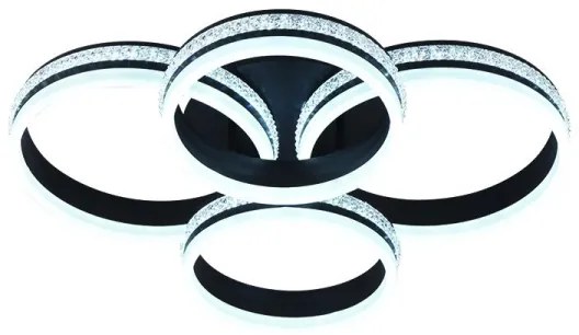 LED stmievateľný prísadený luster LED/150W/230V 3000-6500K + diaľkové ovládanie