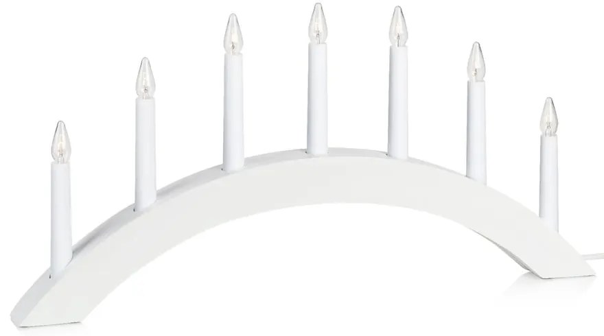 Biela vianočná svetelná dekorácia Atle – Markslöjd