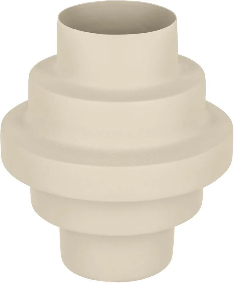 Béžová oceľová váza (výška 23 cm) Velia – Kave Home