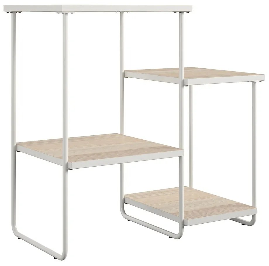 Konzolový stolík s doskou v dekore jaseňového dreva v bielo-prírodnej farbe 35x67 cm Dante – Støraa