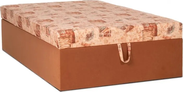 Polohovacia posteľ Alex Senior 120, hnedá (č.213 / 49, matrace b do 120 kg)