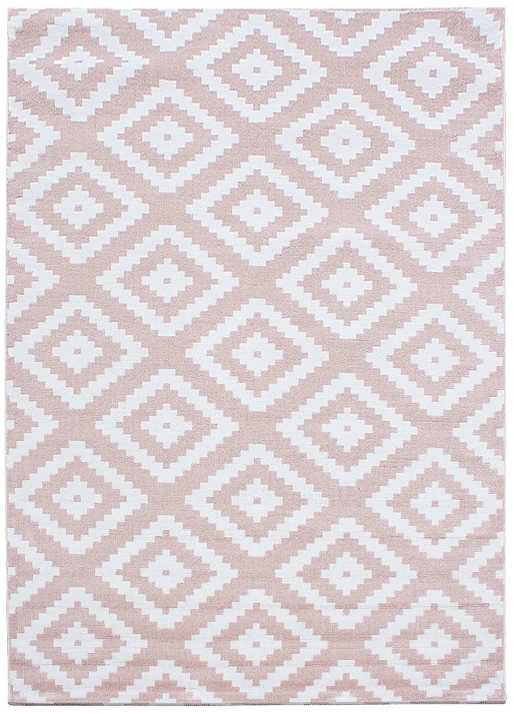 Koberce Breno Kusový koberec PLUS 8005 Pink, ružová, viacfarebná,120 x 170 cm