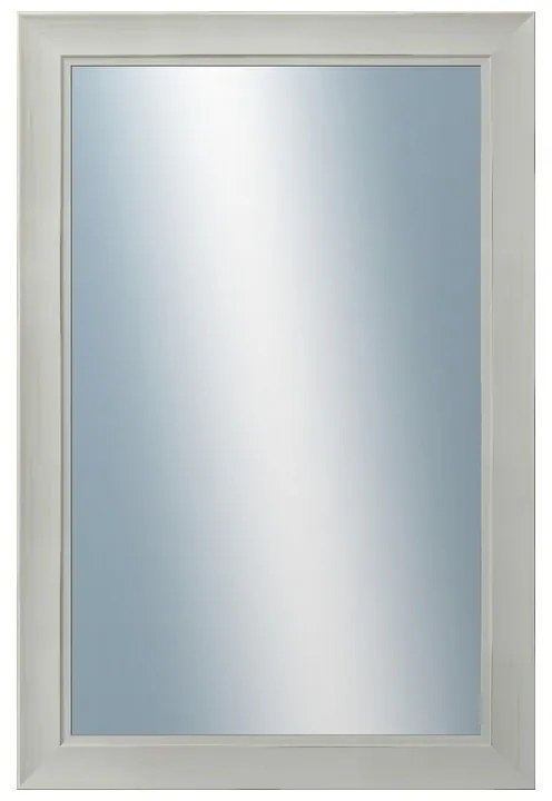DANTIK - Zrkadlo v rámu, rozmer s rámom 40x60 cm z lišty ANDRÉ veľká biela (3155)
