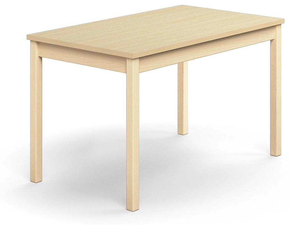 Stôl EUROPA, 1200x700x720 mm, laminát - breza, breza
