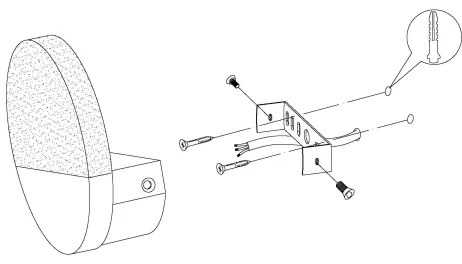 Eglo 96041 - LED nástenné svietidlo METRASS 1 1xLED/4,5W/230V