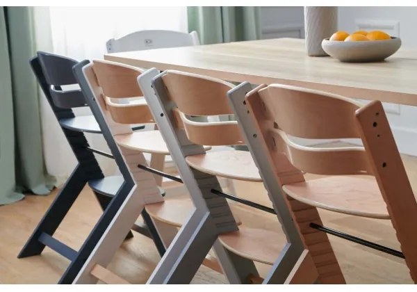 KINDERKRAFT - Detská jedálenská stolička s polstrovaním ENOCK šedá