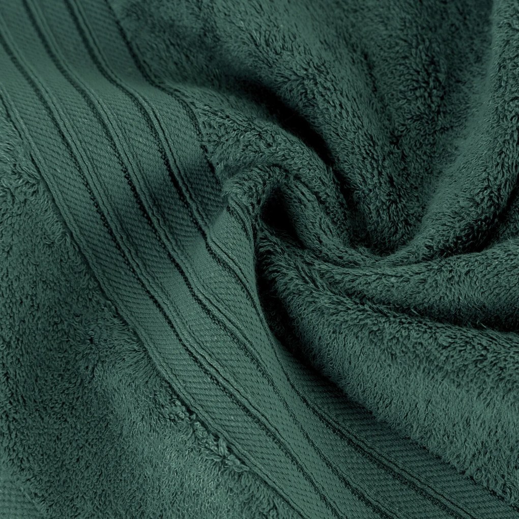 BAVLNENÝ UTERÁK AURA 30X50 CM TMAVOZELENÁ