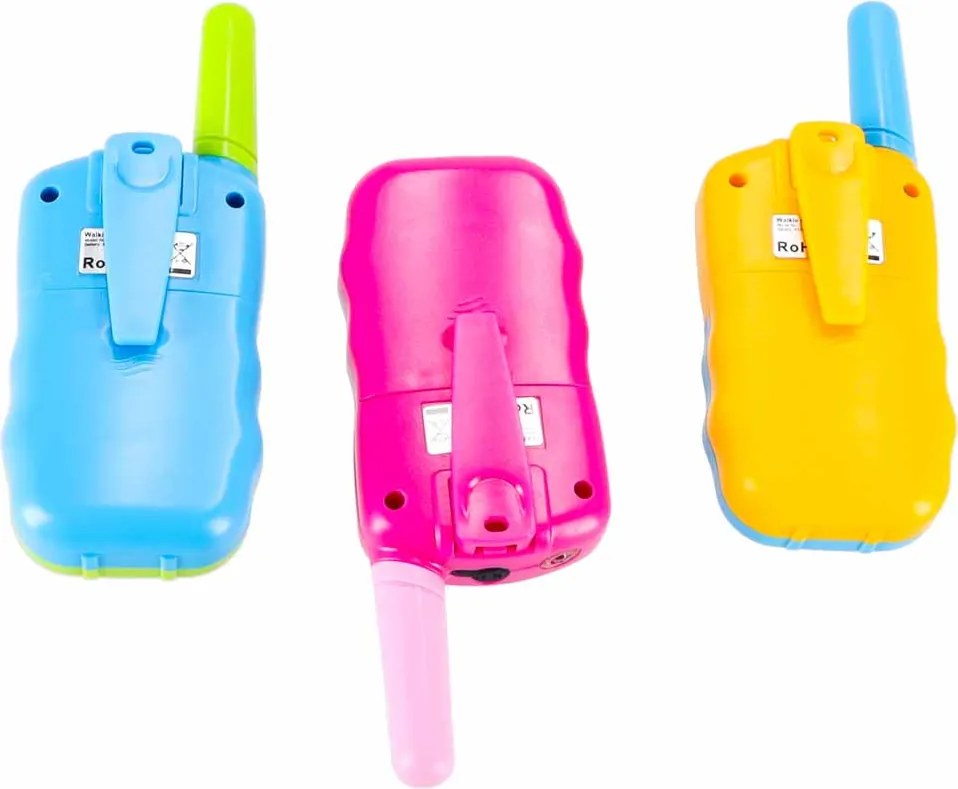 KIK Detské vysielačky Walkie Talkie, sada 3 ks