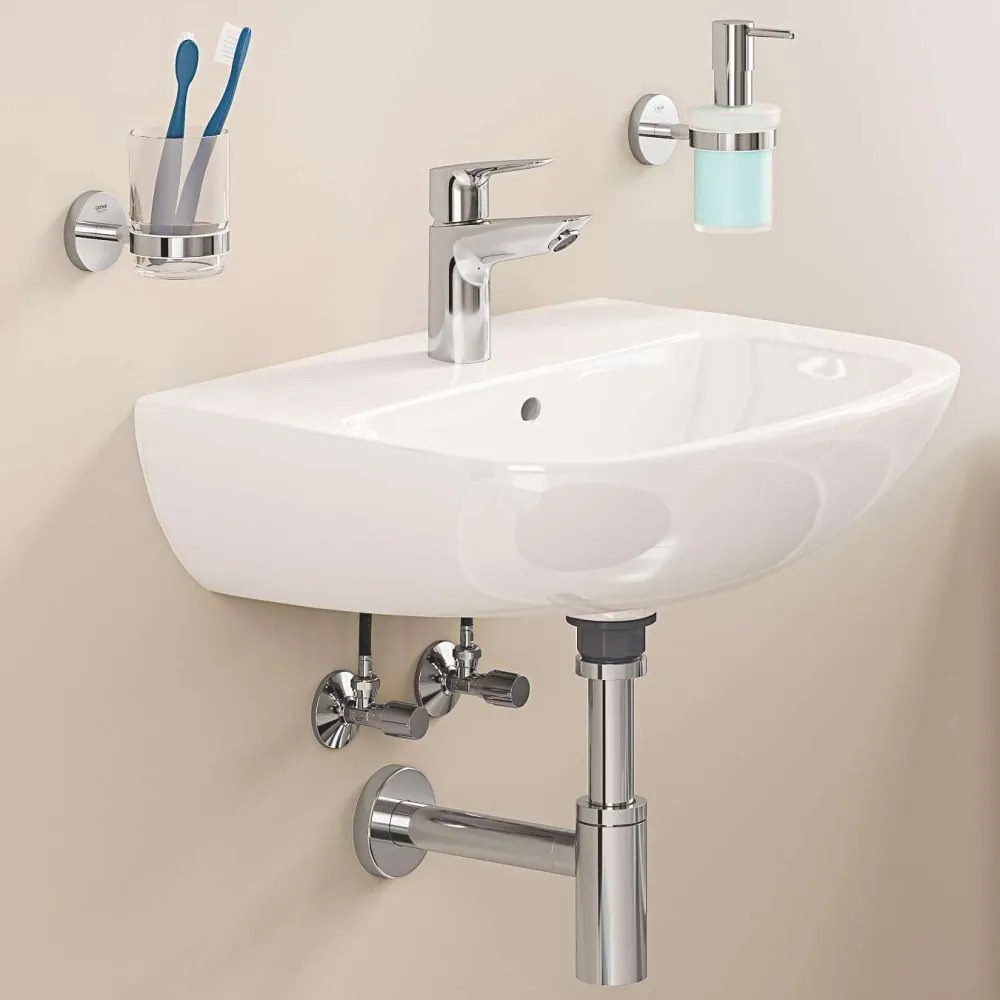 GROHE Start Edge páková umývadlová batéria s odtokovou súpravou Push-Open, výška výtoku 89 mm, chróm, 23898001