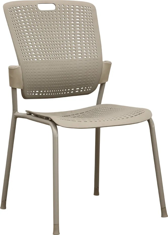 Stohovateľná stolička NERGIS sivá Tempo Kondela