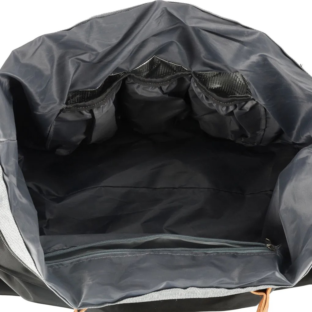 KIK Dámska multifunkčná cestovná taška na kočík 48x30x21 cm čierna + 2 vrecúška