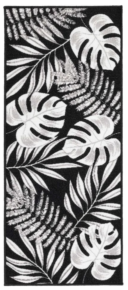 Čierny prateľný behúň 50x120 cm Amber – douceur d'intérieur