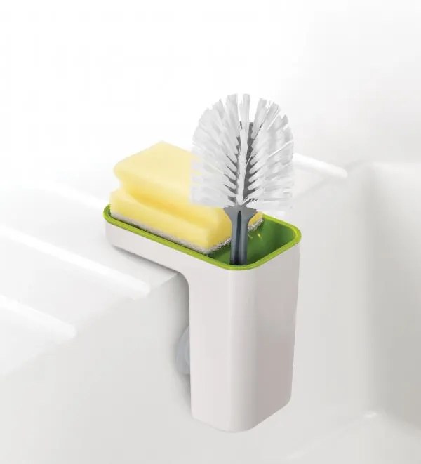 Stojanček na umývacie prostriedky Joseph Joseph Sink Pod, biely-zelený
