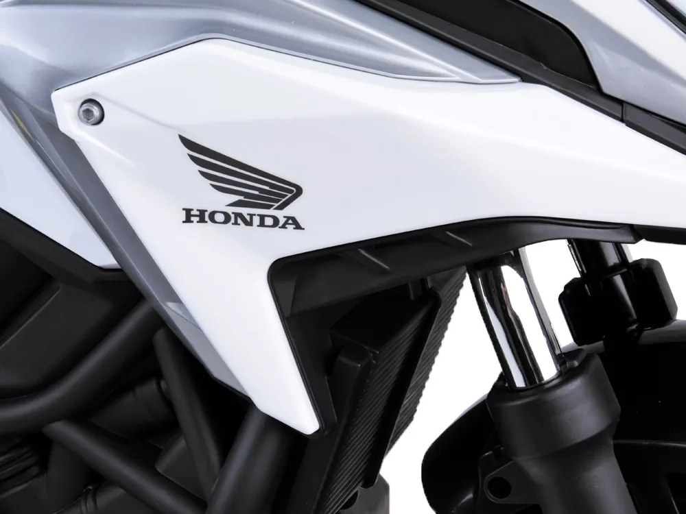 JOKOMISIADA Elektrická motorka na batériu pre deti HONDA NC750X so zvukmi PA0314 biela