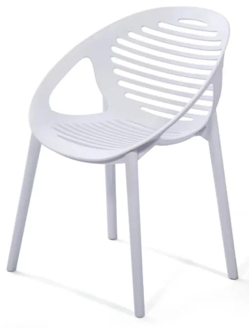 Biela záhradná stolička Bonami Essentials Joanna